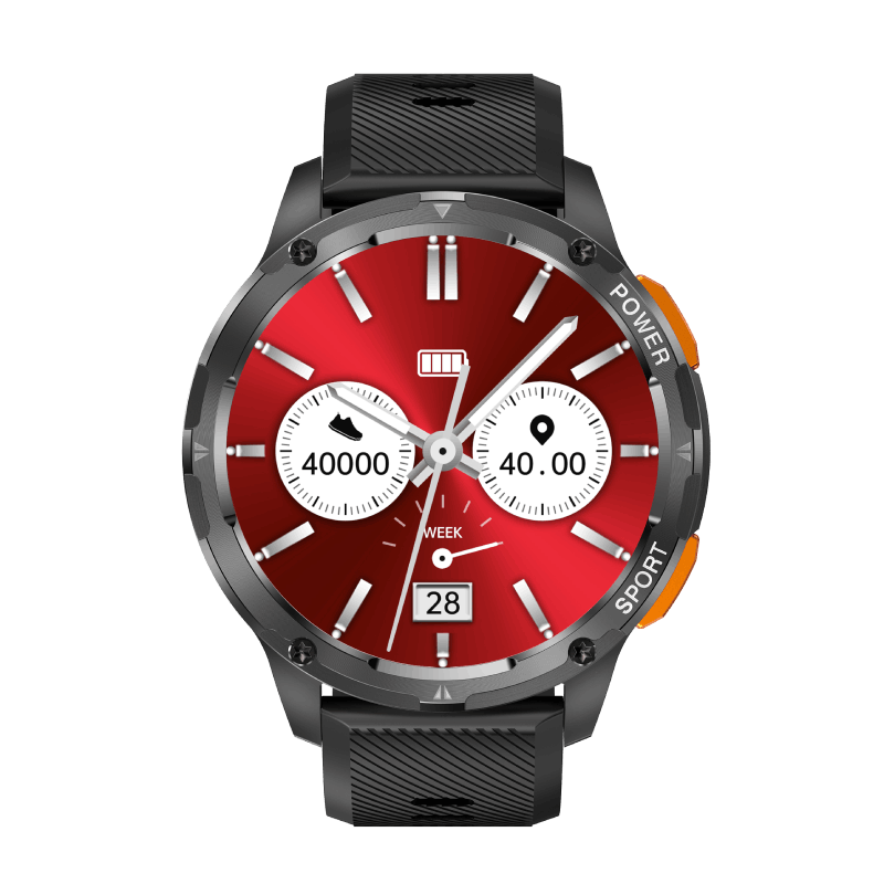 Support OEM & ODM | Rugged Outdoor AMOLED Tactical Smart Watch with IP67 Waterproof, 400mAh Battery, and BT5.2 Bluetooth