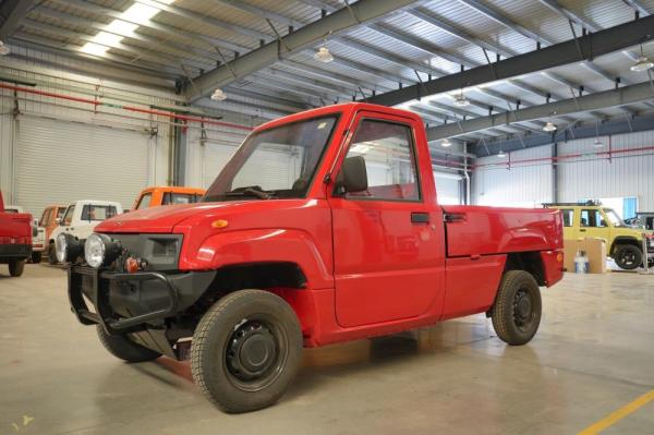2 cama elétrica dos assentos 72v 4kw EV Mini Truck Pickup With Flat