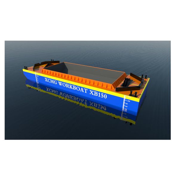 Self Propelled Sand Transport Barge with 220 ton Loading Capacity 2300mm Full Draft and 360KW Power