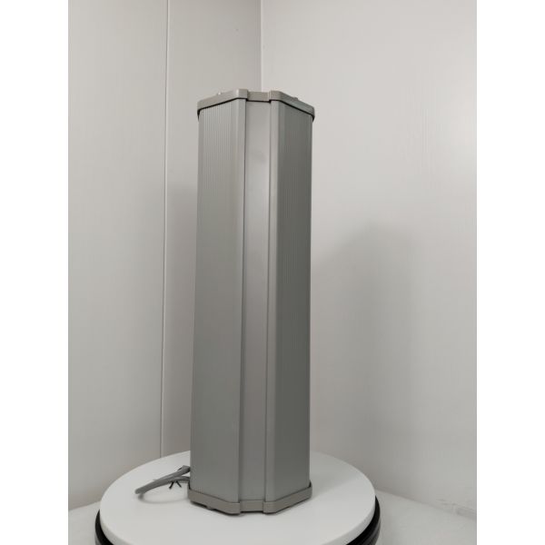 30w Waterproof Speaker Aluminum Column Speaker PA System 3*4-inch Woofer 1-inch Tweeter for Garden Park 