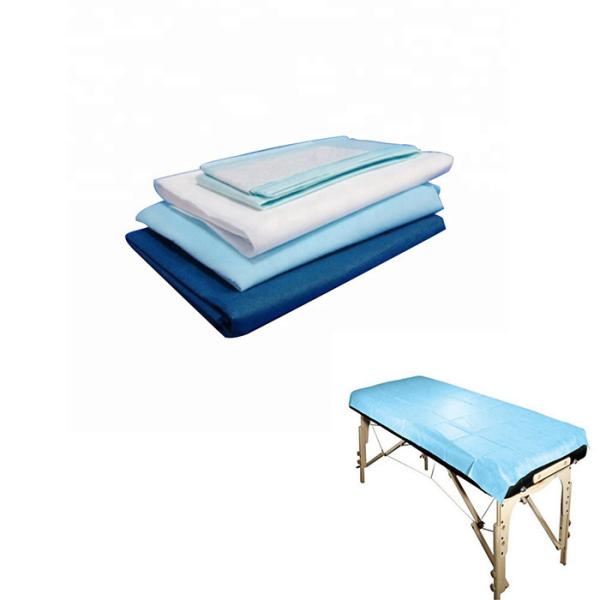Eco Friendly 35G Blue Disposable Bed Roll 100m