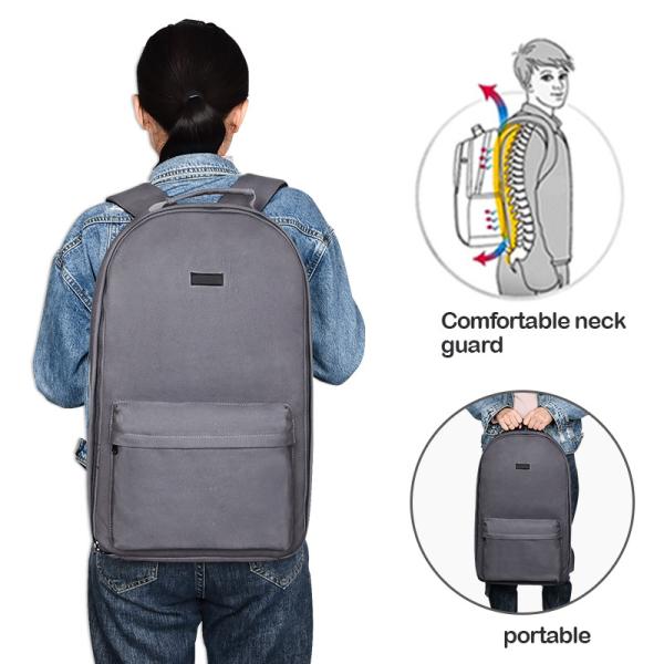 16oz Canvas Backpack Knife Roll Bag Chefs Water Resistant 32x8x52cm