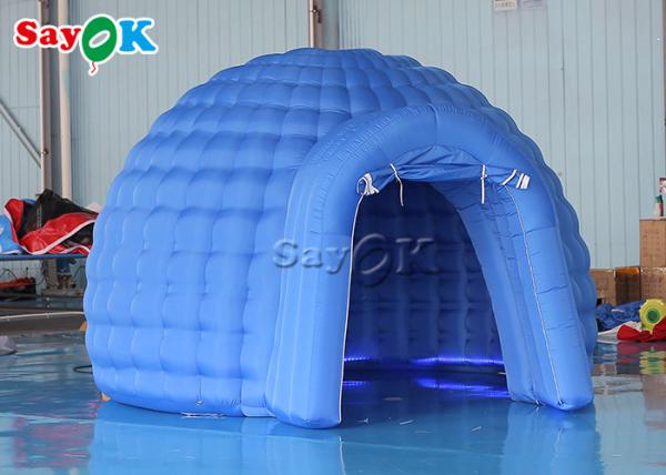 Barraca inflável azul da abóbada da projeção do planetário de Digitas para ativo interno