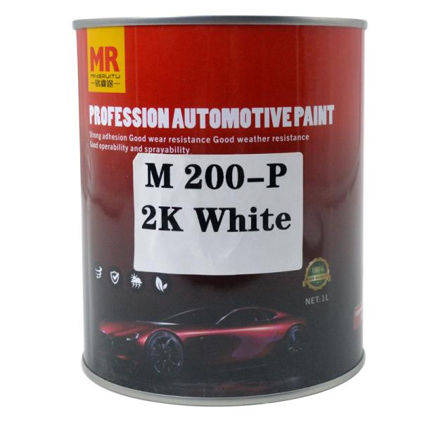 M200p 2K Pintura blanca para automóviles 2K Pintura de aerosoles para automóviles Resistencia al amarilleo