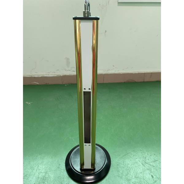 Gold Fingerprint Password Smart Digital Door Lock Display Rack For Exhibition Stan