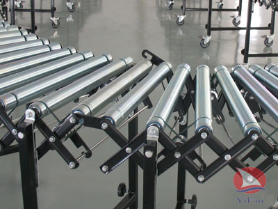 Flexible Motorized Stainless Steel Roller Conveyor,Flexible Roller Conveyor