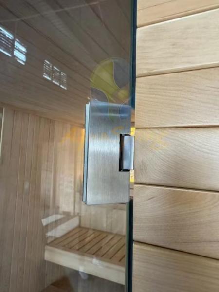 Luxury Outdoor Steam Sauna Rooms High Durability For 4 People