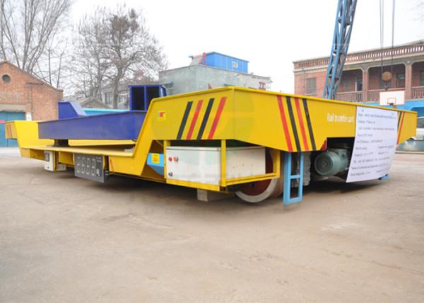 High Temperature Resistance Metal Ore Factory Rail Ladle Transfer Cart With Weighting Scale System