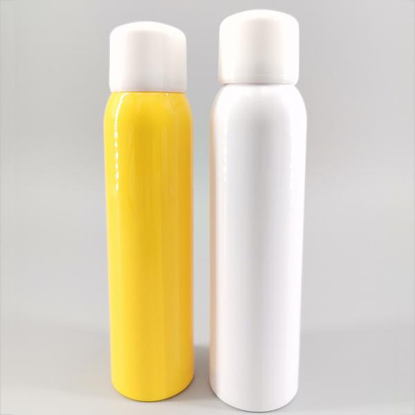 PET Cylindrical Bayonet 180ml Cosmetic Spray Bottles