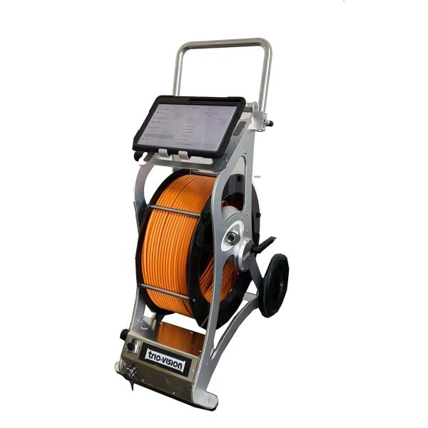 камера осмотра сточной трубы CCTV кабеля Pushrod стеклоткани 50mm-150mm для зон Residenial