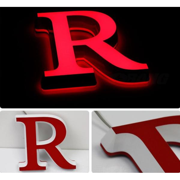 Customization Mini Letter 3d Acrylic Luminous Letter Energy Saving Pvc Light Letter