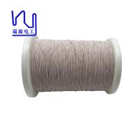Le fil servi en soie naturel de Litz a émaillé Ustc de cuivre 155 0.071mm*84