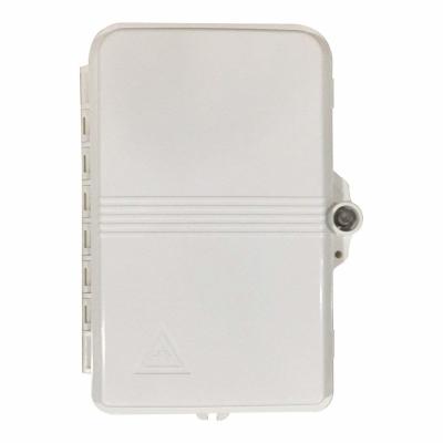 ABS CATV Fiber Optic Termination Box 8 Core SC Adapter With White Color