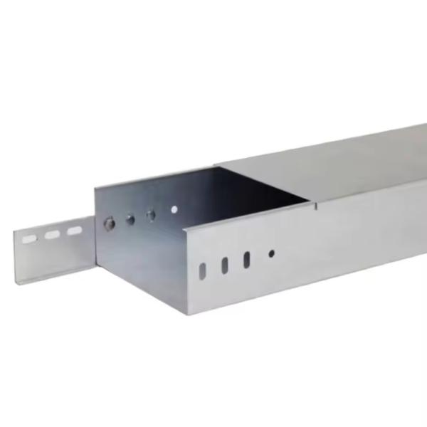 Heavy Duty Silver Galvanized Cable Tray With Custom Lengths And Extrusion Craft