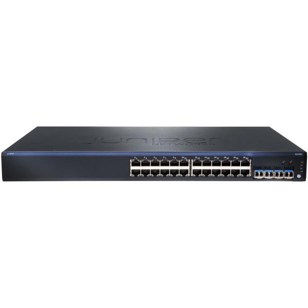 juniper EX2200-48P-4G,EX 2200, 48-port 10/100/1000BaseT (48-ports PoE+) with 4 SFP uplink ports (optics not included)