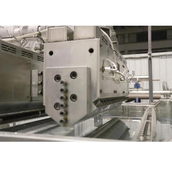 Línea de estirado de extrusión de cinta de hilo plano para bolsas tejidas PE PP 250m/min