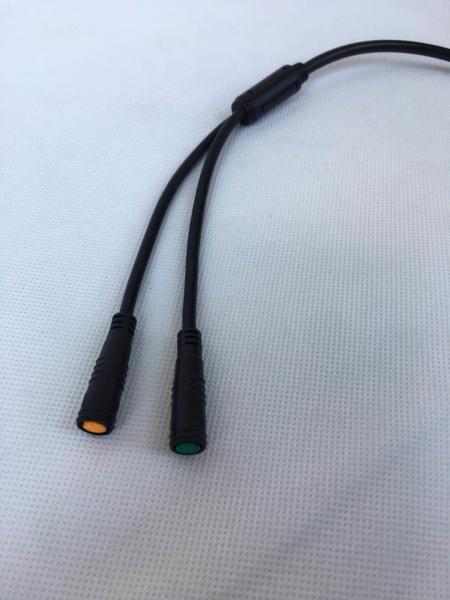 2 In 1 Waterproof Electric Bike Connectors PC Materials CE EN15194 Certificate