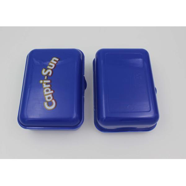 Recyclable Boys Or Girls Plastic Lunch Boxes With Lid For School FDA / LFGB