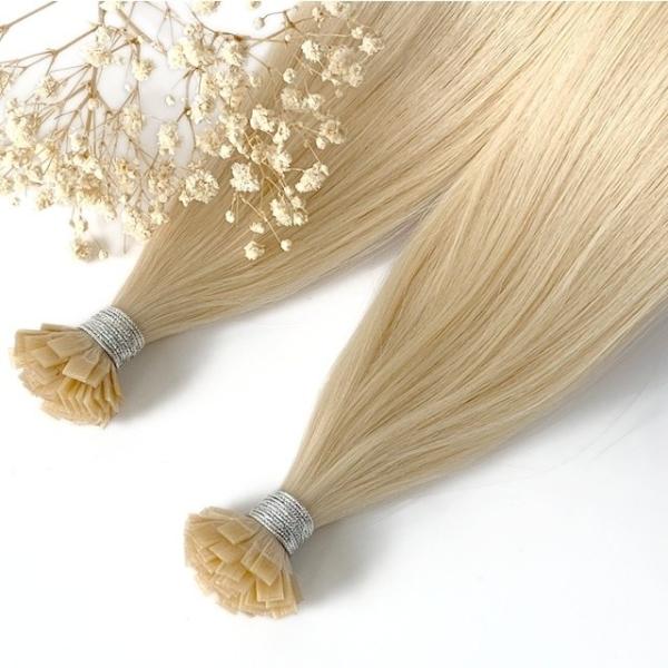 Flat Tip Italy Keratin Prebonded Hair Extensions for European Hair Package Size