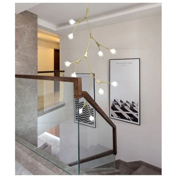 Staircase Hanging Lamps Attic Staircase Lighting Glass Pendant Light (WH-NC-150)