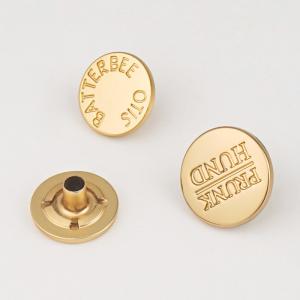 Leather Bag Rivets Zinc Alloy Flat Rivet with Custom Logo and Nickel-Free