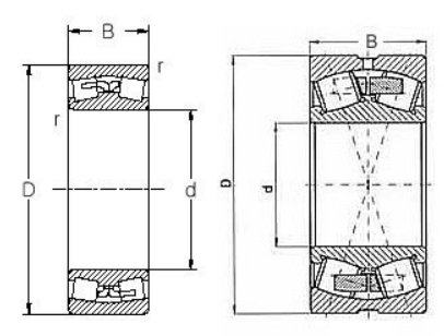 22307КА 22307В33 22307ДЖКН П0 П5 П4 подшипник ролика 35*80*31мм Анк качества сферически