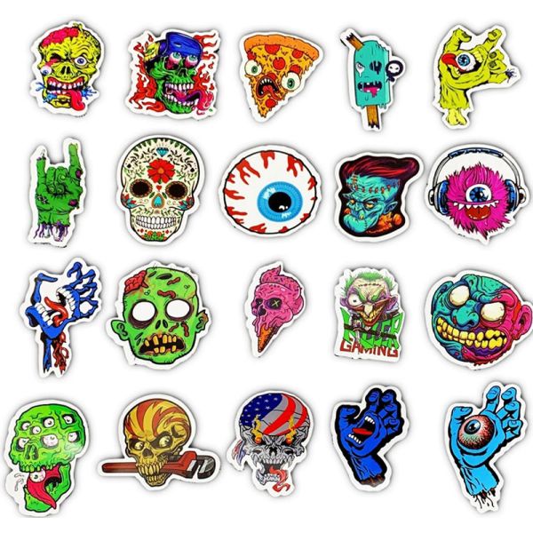 Sexy Women Devil Horror Graffiti Kiss Cut Stickers Printing 4cm-8cm