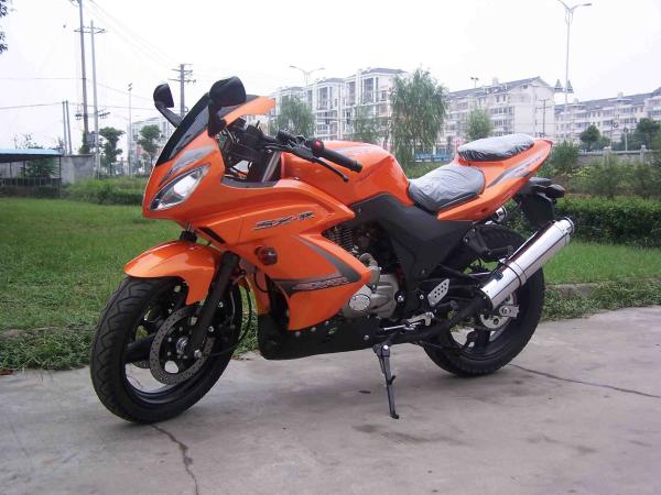 Yamaha Honda Suzuzki Motorcycle Motorbile Motor 200cc Orange Drag Racing Motorcycles With