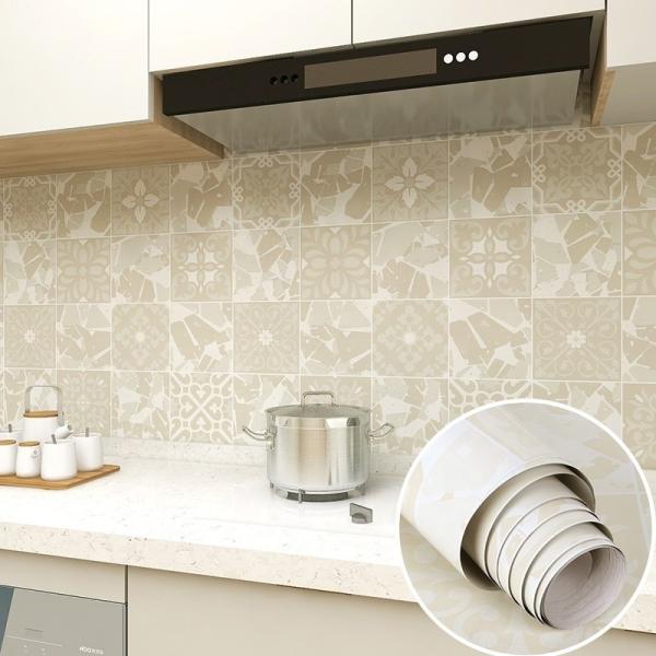 OEM/ODM Kitchen Foil Sticker Backsplash Wallpaper with Fireproof and Removable Design