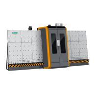 máquina de lavar de vidro do vertical de 1600mm 1800mm com a tabela de combinação vertical