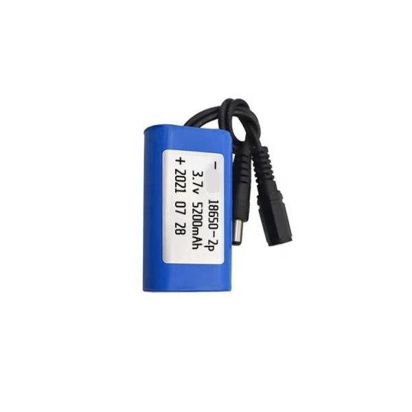 5200mAh 3.7V 18650 Lithium Ion Battery Pack with 500 Cycles for Industrial Applications