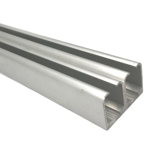 ±1% Tolerance Extruded Aluminium Profiles for Double Track Sliding Doors Roller Track