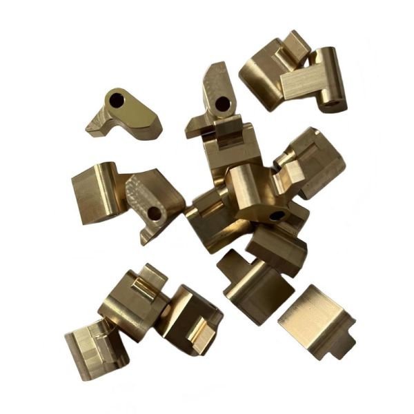 Precision CNC Machined Brass Sensor Mount Bracket with High Tolerance and ISO9001 Certification