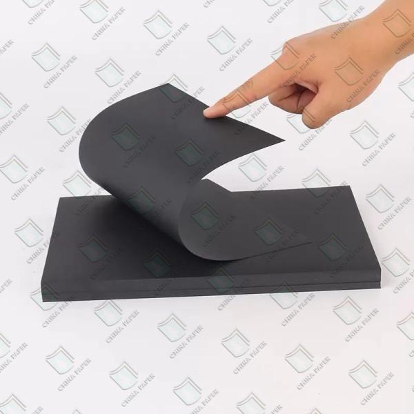 120gsm-450gsm Eco-Friendly Recycled Paper Black Cardboard for Sustainable Packaging