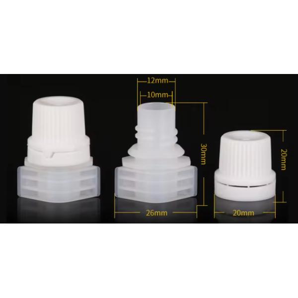 Custom Size Factory Price Plastic Cap Chill Spout With Screw Cap For Liquid Spout Bags