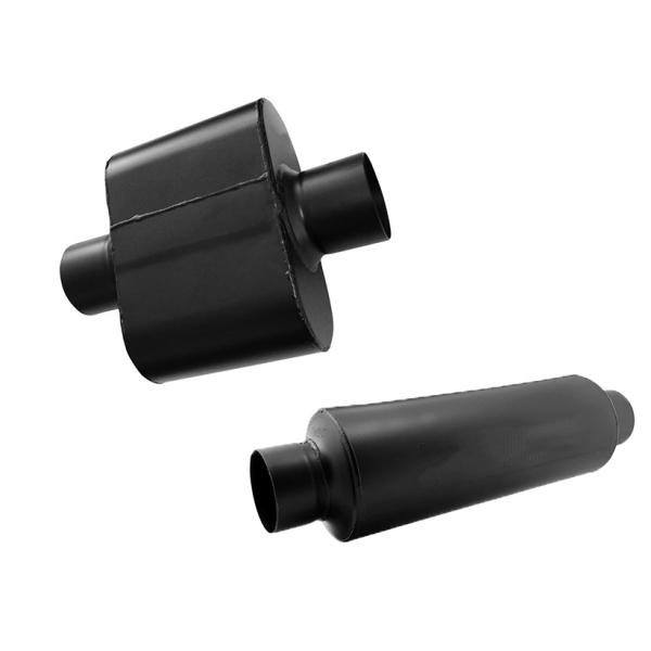 Черное покрашенное Ss409 2,5 в одиночном шумоглушителе гонки камеры