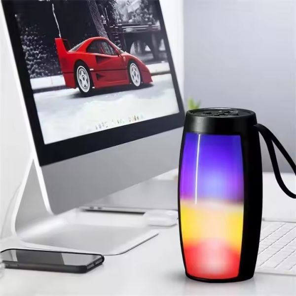 RGB Lighting Subwoofer Portable Bluetooth Speaker Indoor Outdoor Mobile Phone Audio
