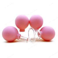 Copos faciais da sução da massagem do vácuo da terapia de Hijama do silicone para celulites