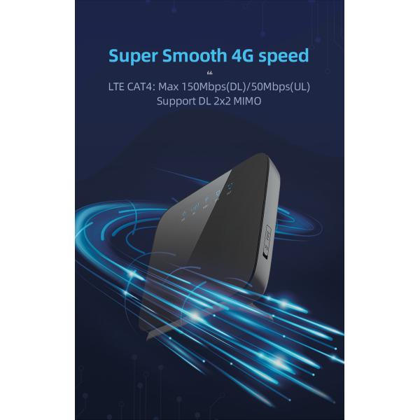 Крытый маршрутизатор CPE 4G кота 4 с SIM-картой 1 болезненная 1 антенна LAN внешняя