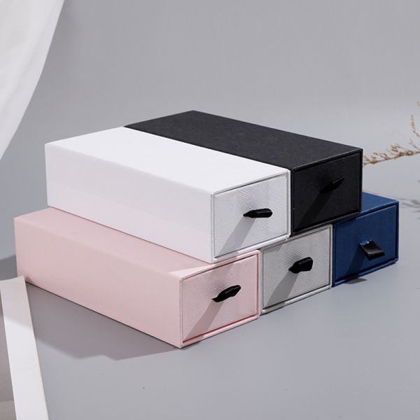 Drawer Style Gift Boxes - Universal Packaging For Glasses Perfumes Cosmetics Combs & Party Favors Minimalist Storage Boxes