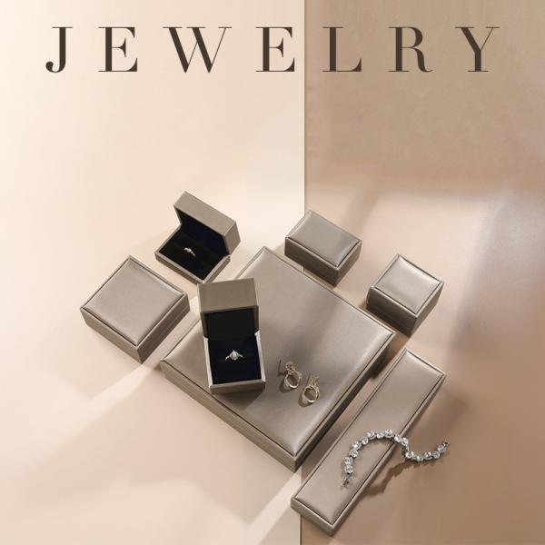 Напечатанный логотип на заказ небольшие упаковочные коробки Бумажные кольца Ожерелье Банкет Ювелирные изделия Подарочные коробки