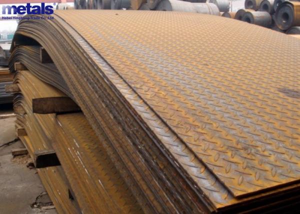 Hot Rolled Checkered Steel Sheet Q235B Q345 Diamond Plate
