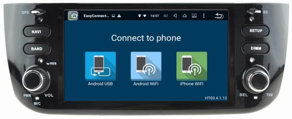 Ouchuangbo 6.2 inch digital screen HD android 7.1 Fiat Linea New Radio GPS Navigation Bluetooth MP4 SD FM USB player