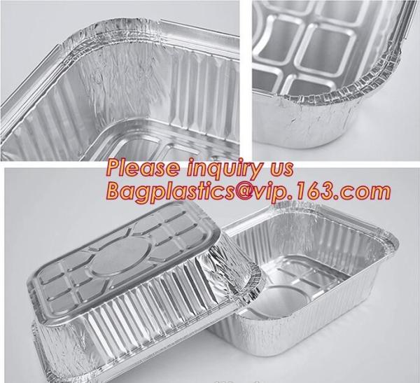 Free Sample, tin storage, Take Out Disposable Food Packaging Airline Foil Container, Compartment Takeaway Box