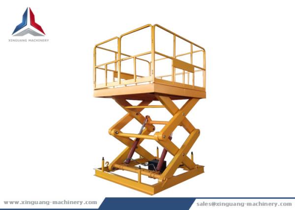 3.5m lifting Height Stationary Hydraulic Scissor Lift Platform for Workshop