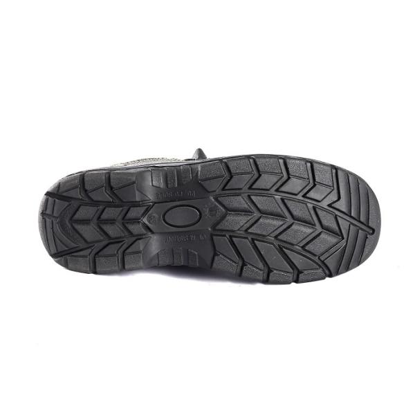 OEM S1 S2 S3 Genuine Leather Steel Toe Cap Work Shoes with PU/PU Outsole Factory Safety Boots
