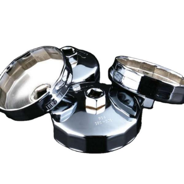 Mirror Pollished Oil Filter Cup Wrench , Effortless Oil Filter Wrench Cap