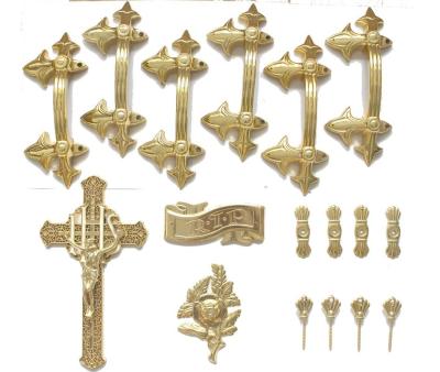 Ornamento de caixão de ouro Manutenção 120kg Peso de levantamento P9001set