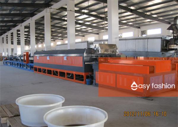 Fuel / Resistance Heating Pusher Furnace , Continuous Heat Treatment Furnace