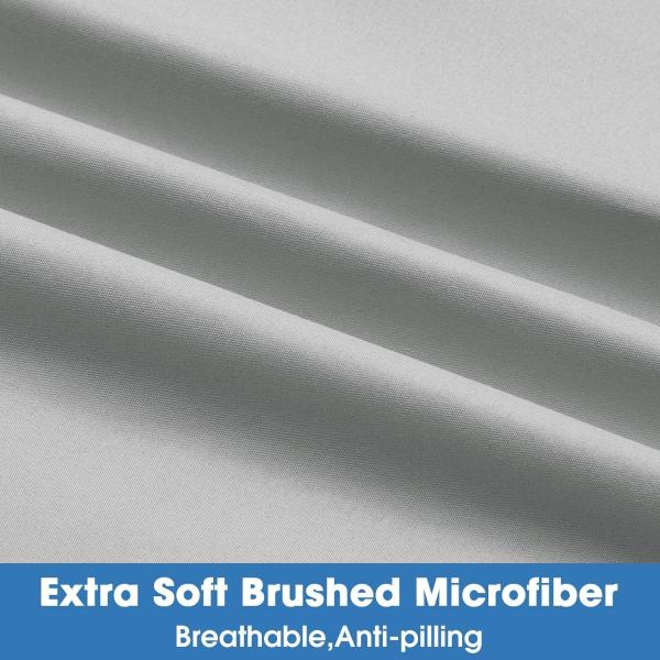 Microfiber Embroidered Sheets Set for 16